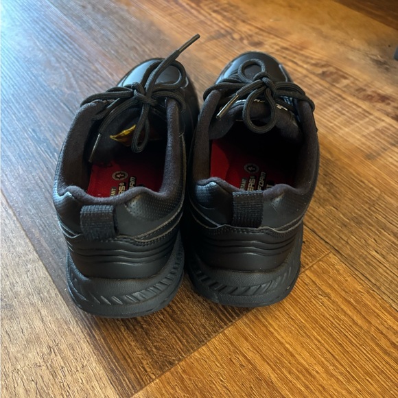 Skechers Black Slip Resistant Memory Foam Work Sneakers worn once SZ 6 - Picture 6 of 6